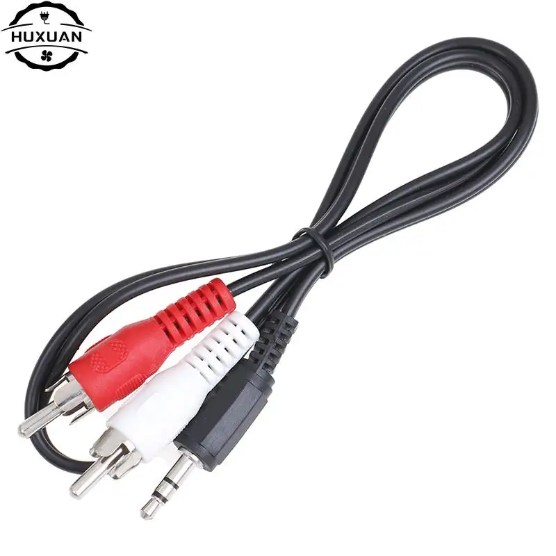 

0,5 м 3,5 мм разъем для 2 RCA аудио кабели 3,5 папа для RCA папа позолоченный коаксиальный Aux кабель для ноутбука ТВ DVD усилитель