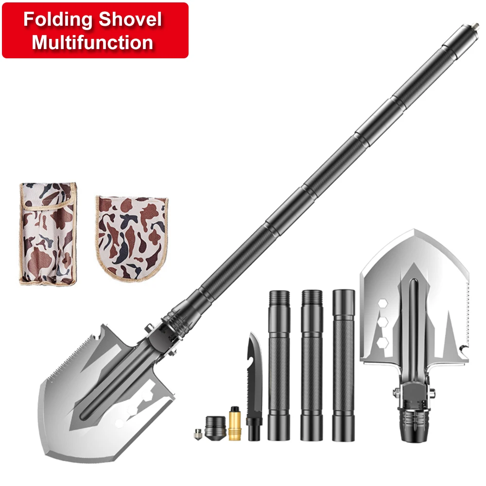 

Shovel Professional Outdoor Survival Tactical Multifunctional Shovel Folding Tools Garden Camping Equipment Garden Tool Shovel