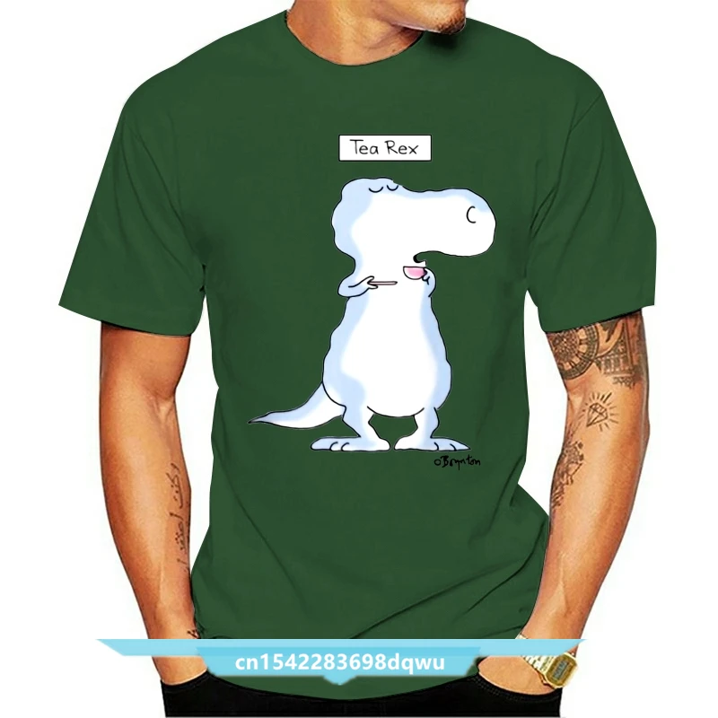 

2021 Printed Men T Shirt Cotton Short Sleeve TEA REX Dinosaur By Boynton T-Shirt Women Tshirt