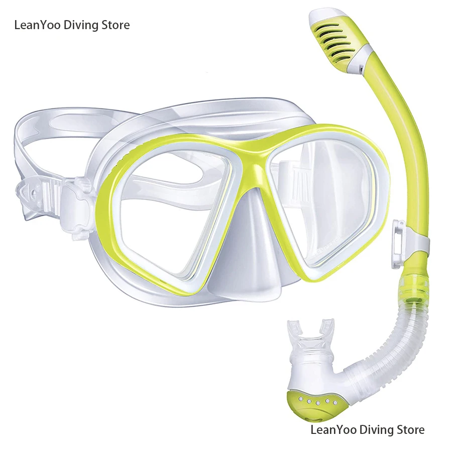 Детский Набор Масок Для Дайвинга С Сухой Трубкой Удобные Силиконовые Очки