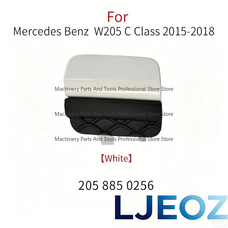 Фото Заглушка буксировочного крюка заднего бампера для Mercedes W205, черно-белая, для Mercedes-Benz C-класса 2015-2018 C180 C200 C220 C250 C300, 2058850256 №4