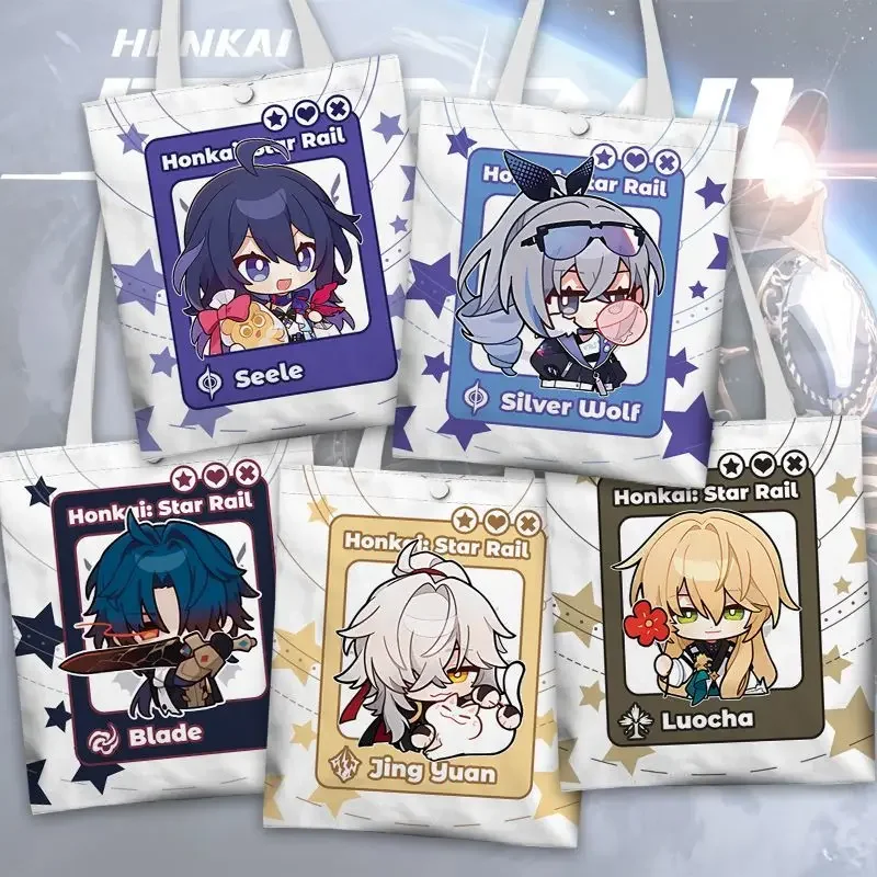 Лидер продаж Honkai:Star Rail Imbibitor Lunae Blade Холщовая Сумка Женская сумка через плечо 3D для