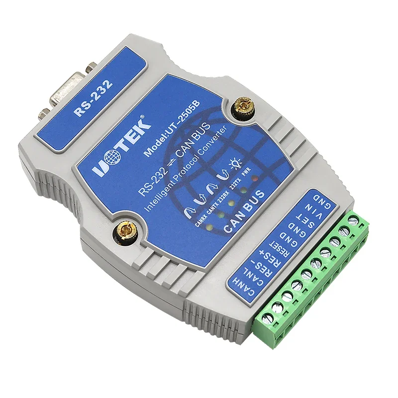 (UTEK) RS232 в CAN-шину протокол конвертер CAN шина Интеллектуальный последовательный