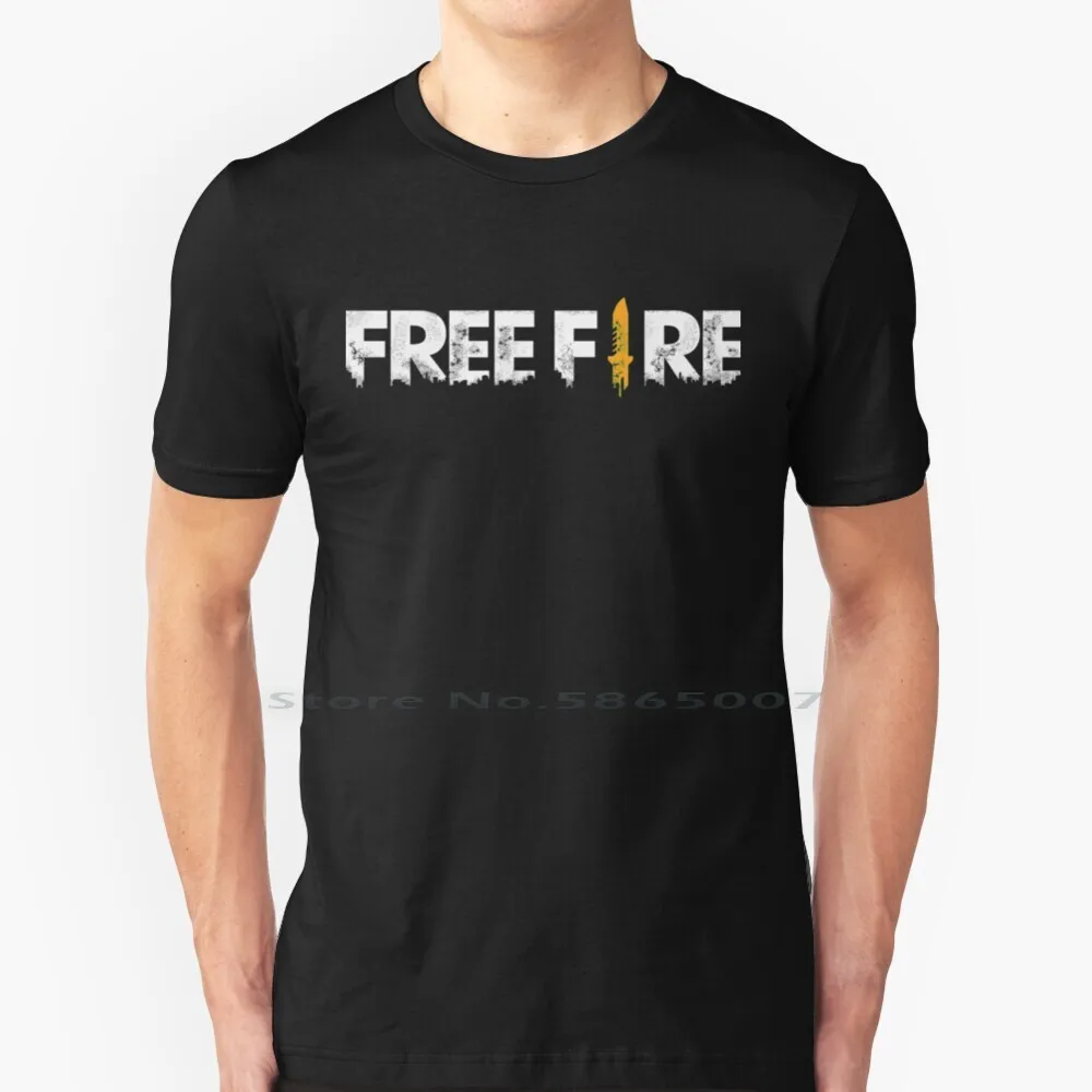 

Original Free Fire T Shirt 100% Cotton Free Fire Video Game Battle Royale 111 Dots Studio Mobile Gaming Online Game Rpg 2021