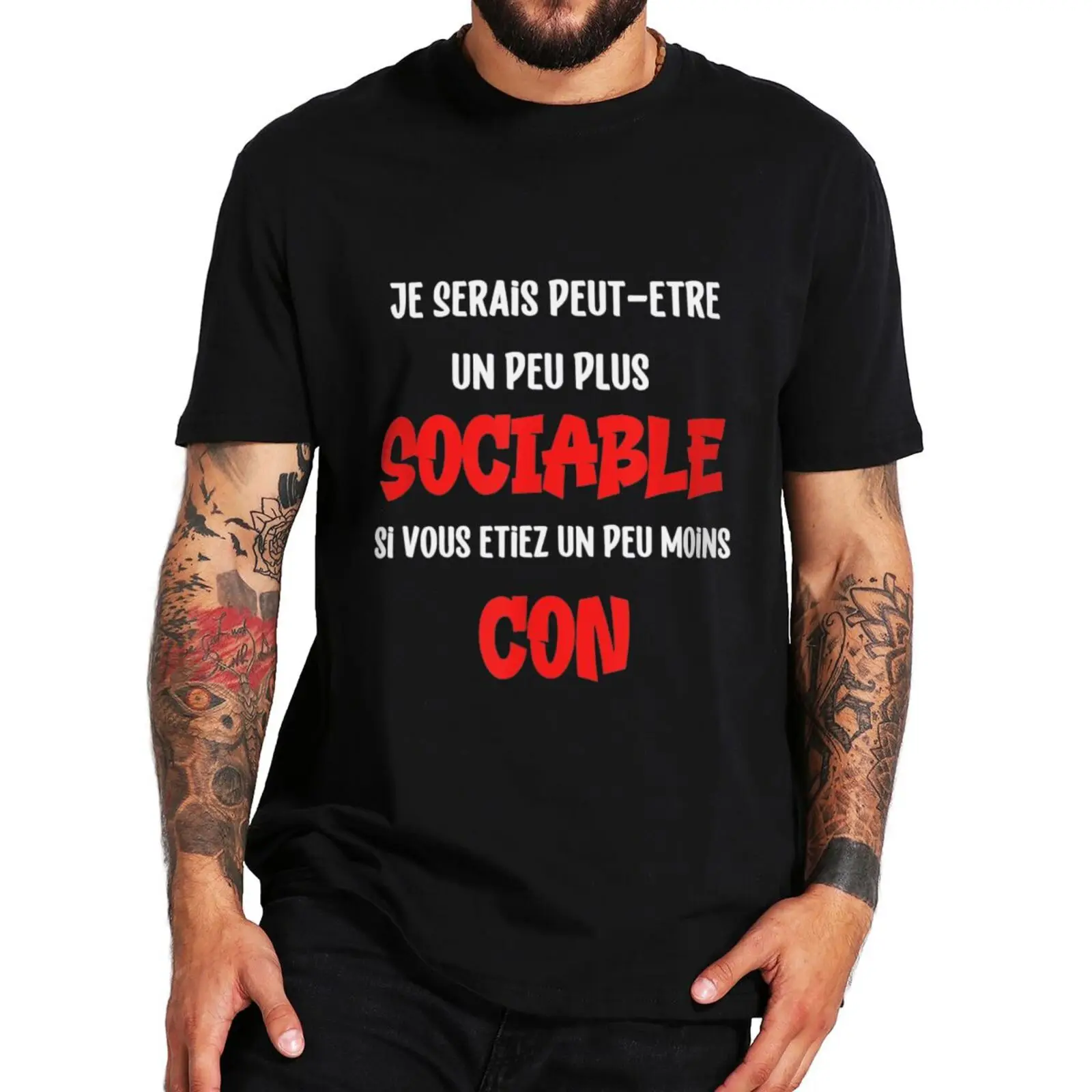

I Might Be More Sociable If You Were Less Stupid T Shirt Funny Sayings Humor Joke Tee Tops 100% Cotton Unisex Casual T-shirts