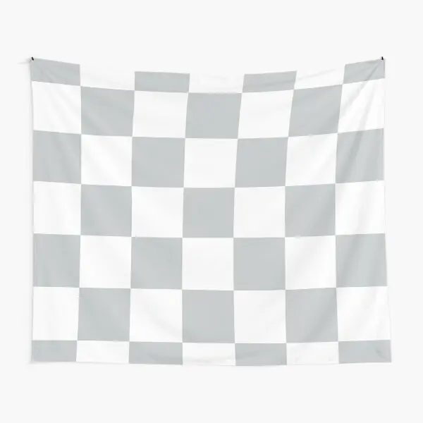 

Большой светильник-серый шахматный узор, гобелен, подвесное одеяло, полотенце, настенное художественное украшение для йоги, гостиной