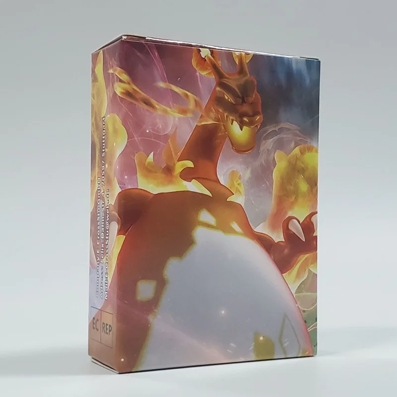 

55 Pokémon Spanish Full Flash Cards Random Series Collection Cards 54ES +Vmax1 Pikachu Charizard is the best gift for children