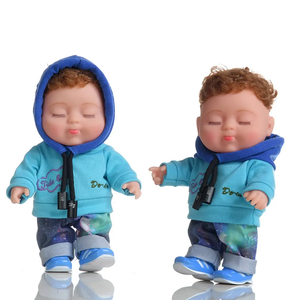 

20CM Reborn Doll Boy Rebirth Baby Boy Gift Baby Toy Full Body Silicone Bebes Soft Silicone Realistic Adorable Toddler Babies Toy