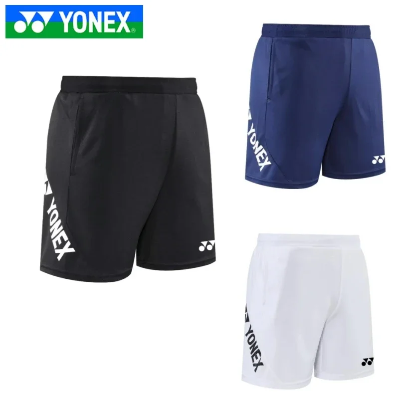 YONEX мужские дышащие быстросохнущие шорты для бадминтона бега летняя спортивная