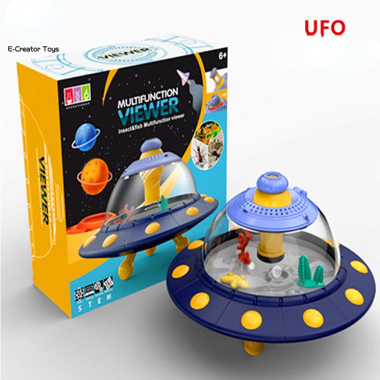 

Multi-functional Biological Flying Saucer Observation Bucket STEAM Insect Catcher Science and Early Education Toy Set