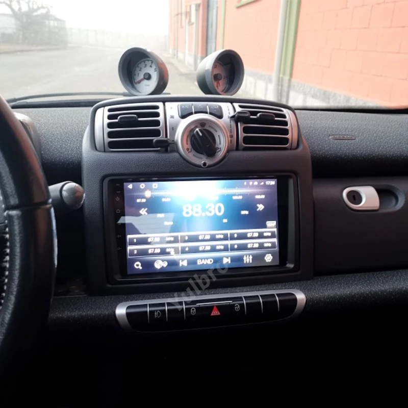 Для Mercedes/Benz Smart Fortwo 2006-2009 Андроид Авто Автомобильное Радио Карплей DVD Мультимедиа Плеер Стерео DSP Навигация GPS Монитор Экран вкл.