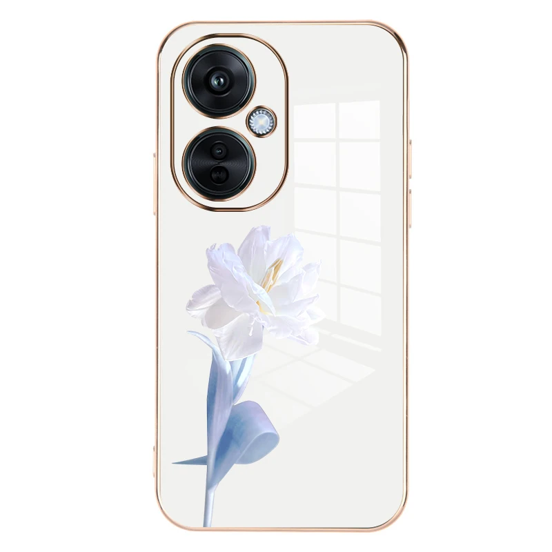 

Cymbidium Style Plating Phone Cases For Oppo K11x Soft Cover