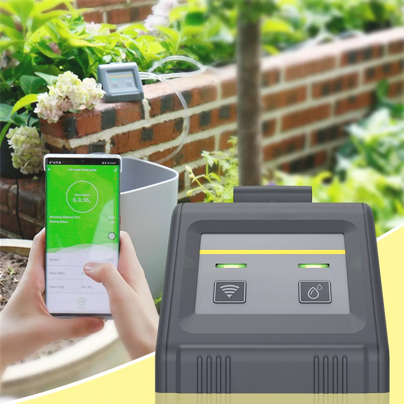 

Brilliant Smart Home Control 3-switch Panel Transmitter Pump Irrigation Micro Irrigation For Tuya-WiFi Control Automatic Drip