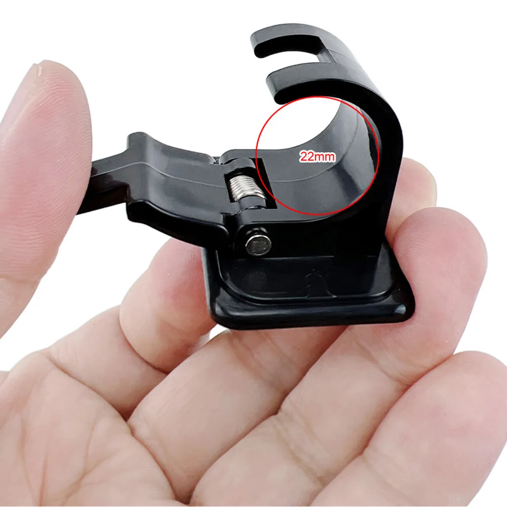 

Wall Mounted Fishing Pole Clamp High-quality ABS Materials Practical White 2022 Black Fishing Rod Rack Holder New