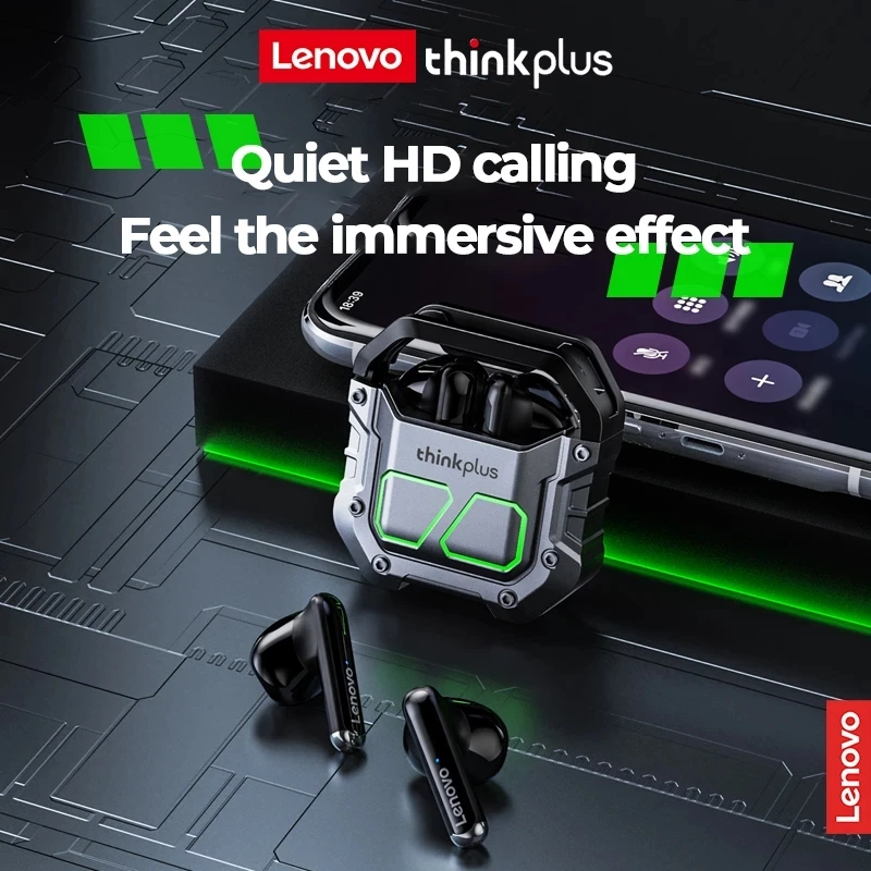 

Игровая гарнитура Lenovo XT81 с поддержкой Bluetooth 2022 и микрофоном