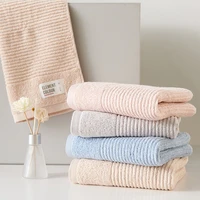 solid cotton thicken bath towel skin friendly and highly absorbent face bath towel bathroom spa sauna towels for home