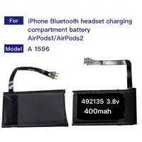 3 8v 400mah battery for airpods 1 2 wireless charging box a1596 020 00098