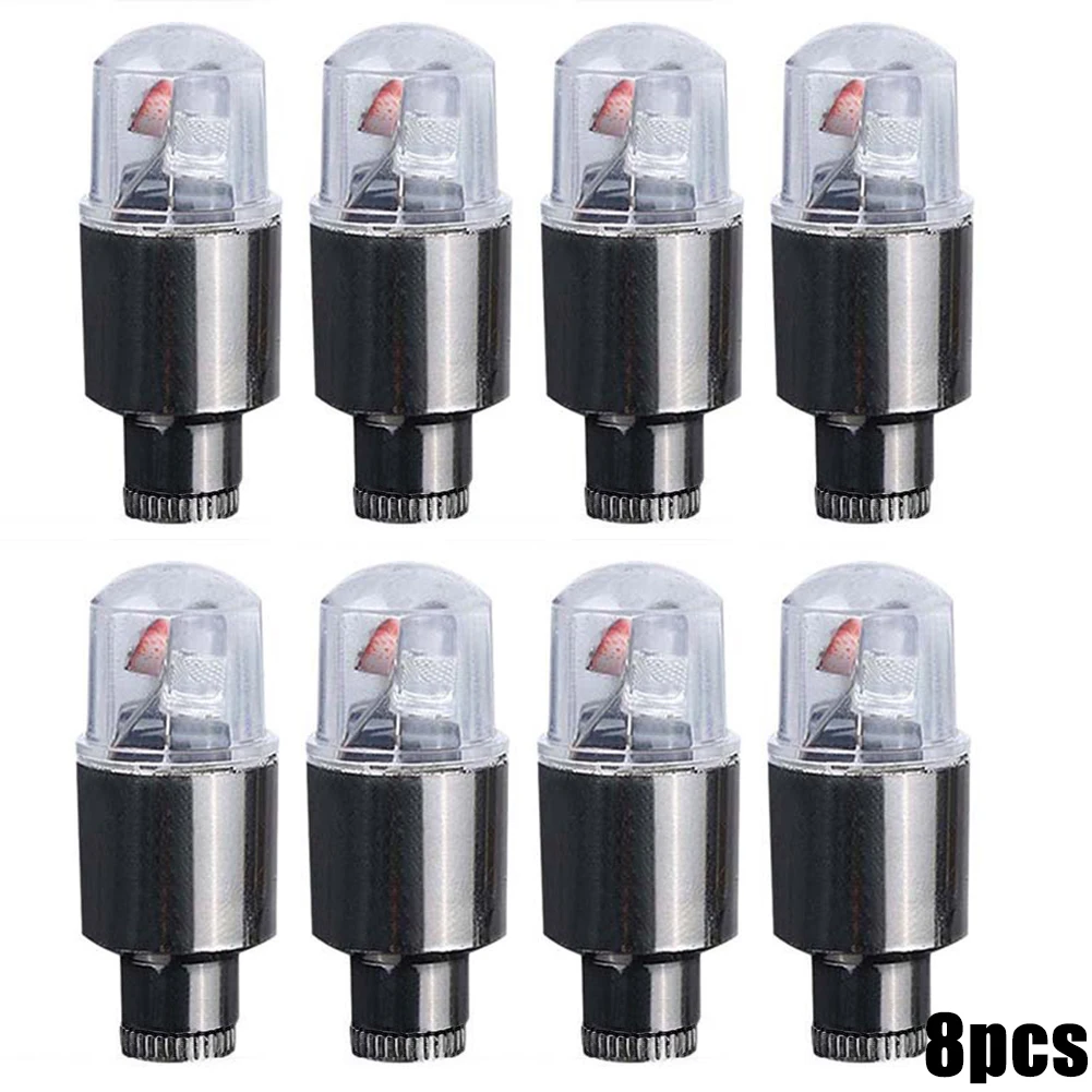 

Accessories Wheel LED Lights Tire Flashes Motor Neon Light Vehicle 8Pcs