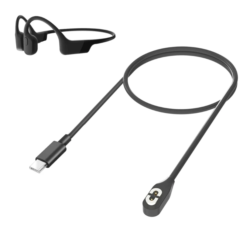 

USB Magnetic Charging Cable 5V USB Plug for AfterShokz Aeropex AS800 Bone Conduction Earphones Magnetic Charging Cord