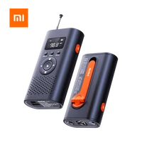 xiaomi nextool 6 in 1 am fm radio flashlight manual power generation emergency alert laser light 4500mah power bank for outdoor