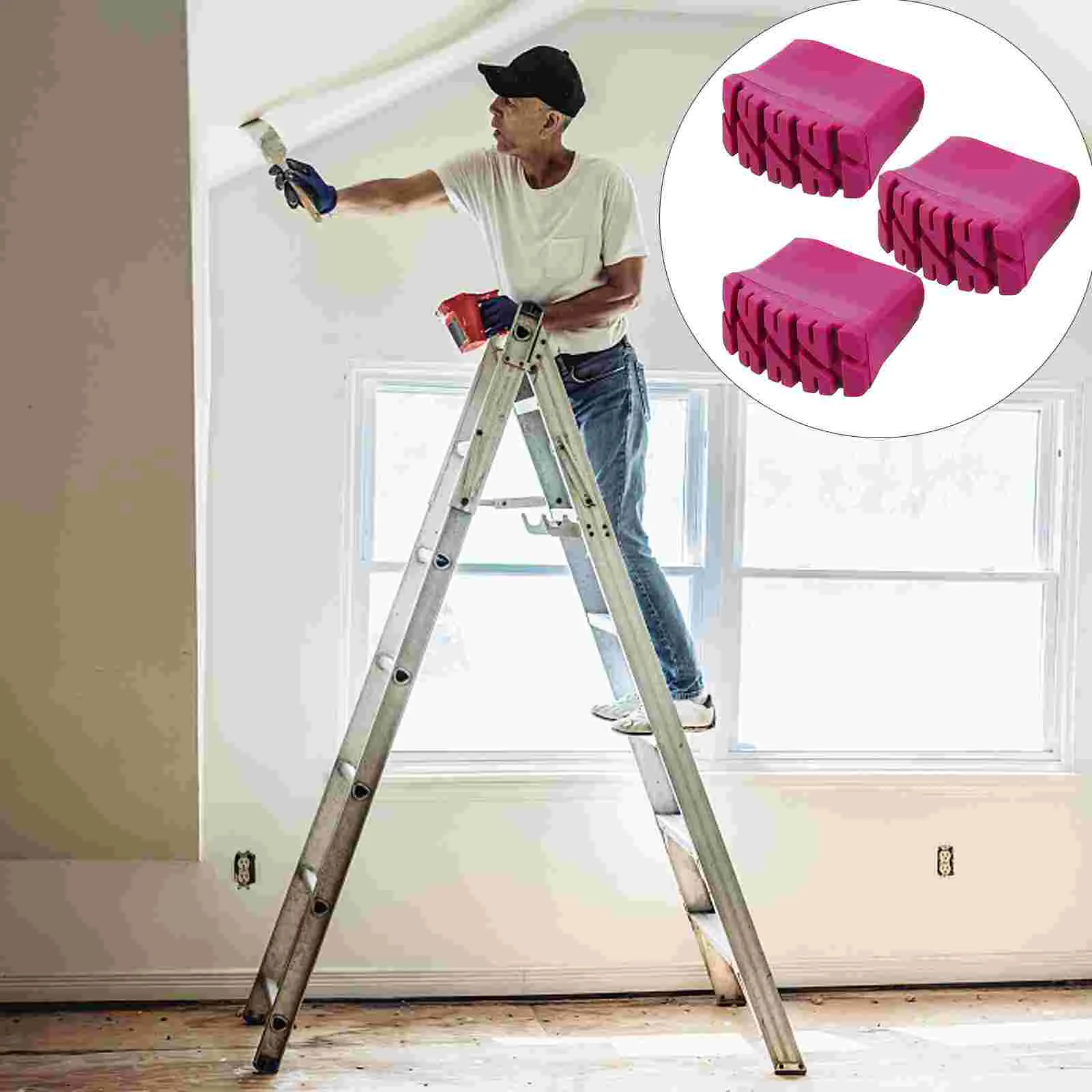 

Резиновые прокладки для лестничных ножек, нескользящие накладки на лестницы, запасные части для лестниц