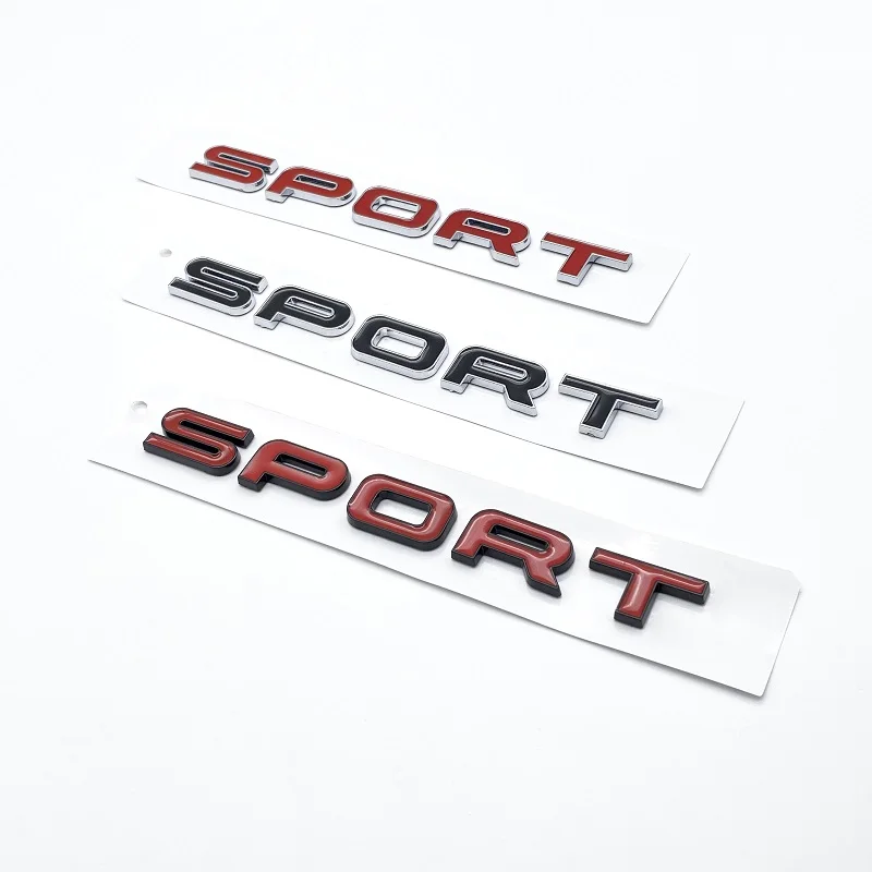 3D ABS буквы Спортивная эмблема с суперзарядом значок для багажника автомобиля