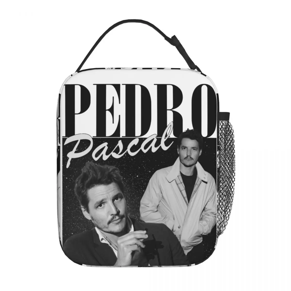 

Pedro Pascal Classic Insulated Lunch Bags Storage Food Box Reusable Thermal Cooler Bento Box Travel