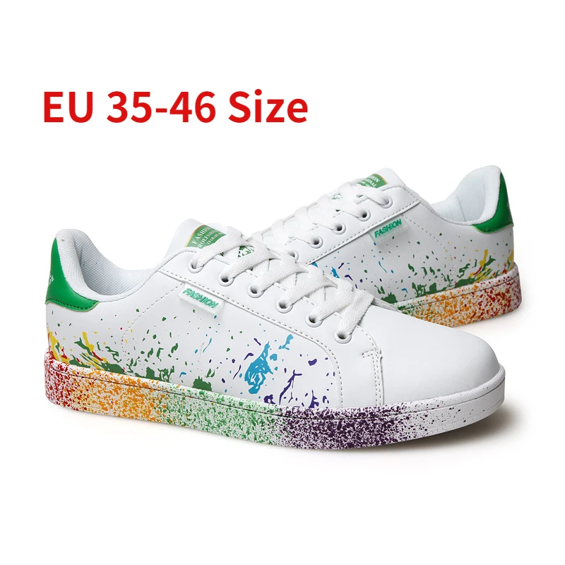 

Skateboard Shoes for Men Flats Sport Shoes Zapatillas Hombre Lightweight Comfortable Leather Casual Shoes Unisex Sneakers