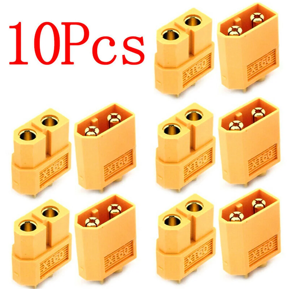 10pcs-xt60-male-female-connector-plugs-plastic-case-xt60-for-rc-lipo-battery