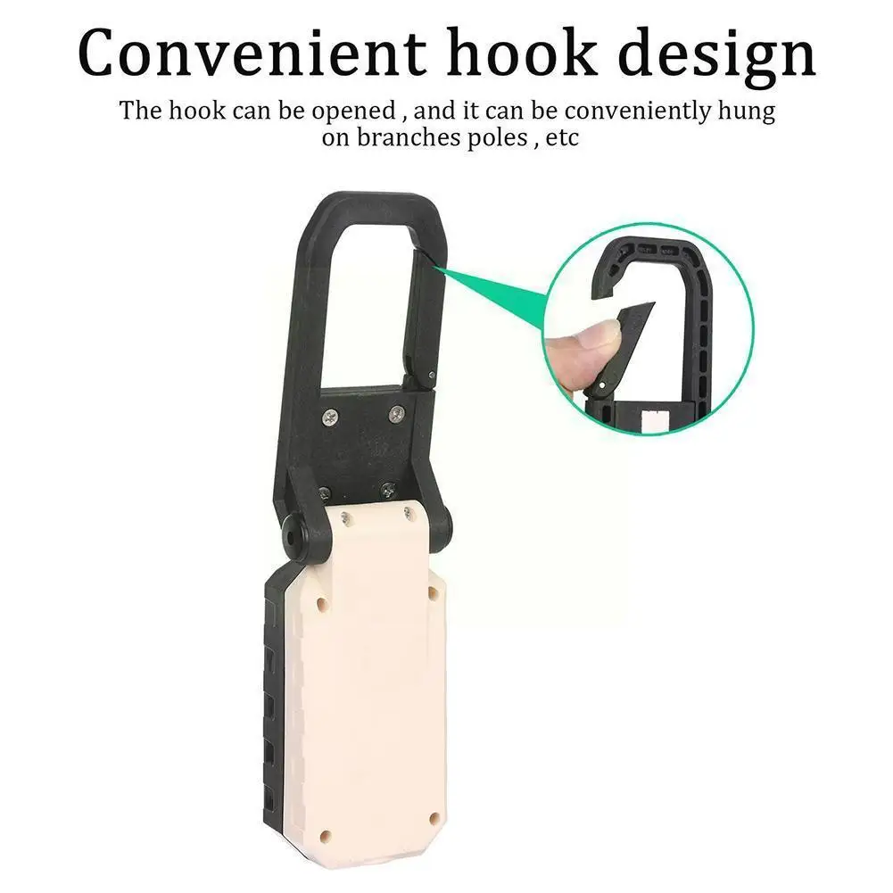 

Usb Rechargeable Cob Work Light Portable Led Flashlight Design Magnet Display Waterproof Adjustable Lantern Camping With Po B2o7