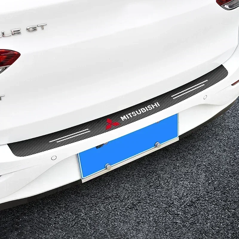Фото HIots Cars 2025 Hot XI I200 Xl l200 EX для Mitsubishi, багажник автомобиля из углеродного волокна, наклейка на задний бампер, защитная пластина для Mitsu №2