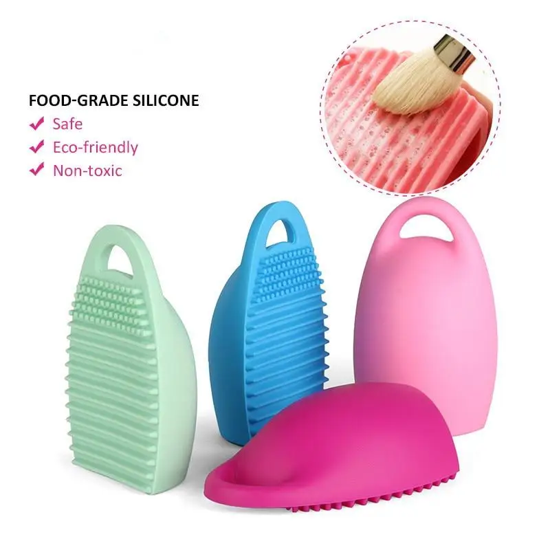 

1 PCs Brushes egg Cleaning Washing Tools Cosmetics Brushes Scrubber Board Cosmetic Brush Cleaner Tool