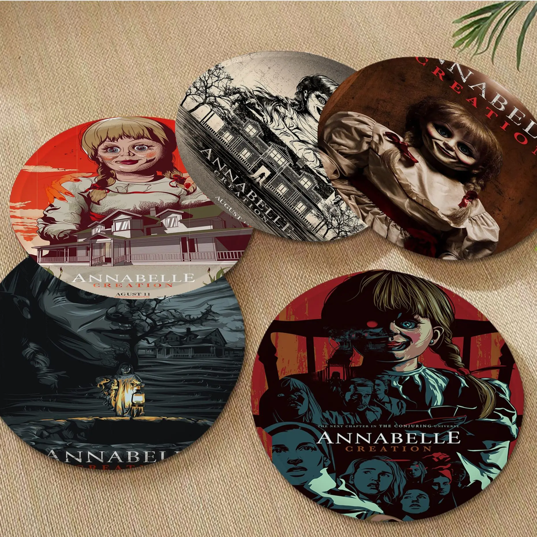 

Annabelle The Conjuring Whitepaper Nordic Printing Plush Cushion Home Back Cushion Soft Comfortable 50x50cm Chair Mat Pad