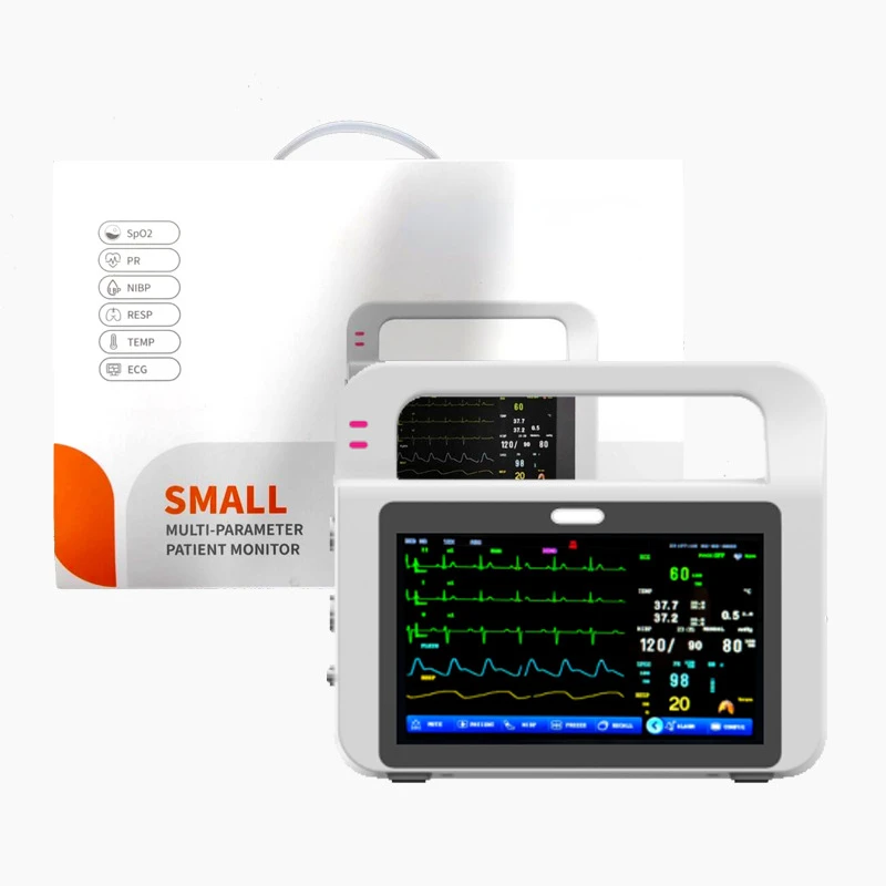 Портативный Медицинский транспортный Ветеринарный монитор Yongkang E5 датчик