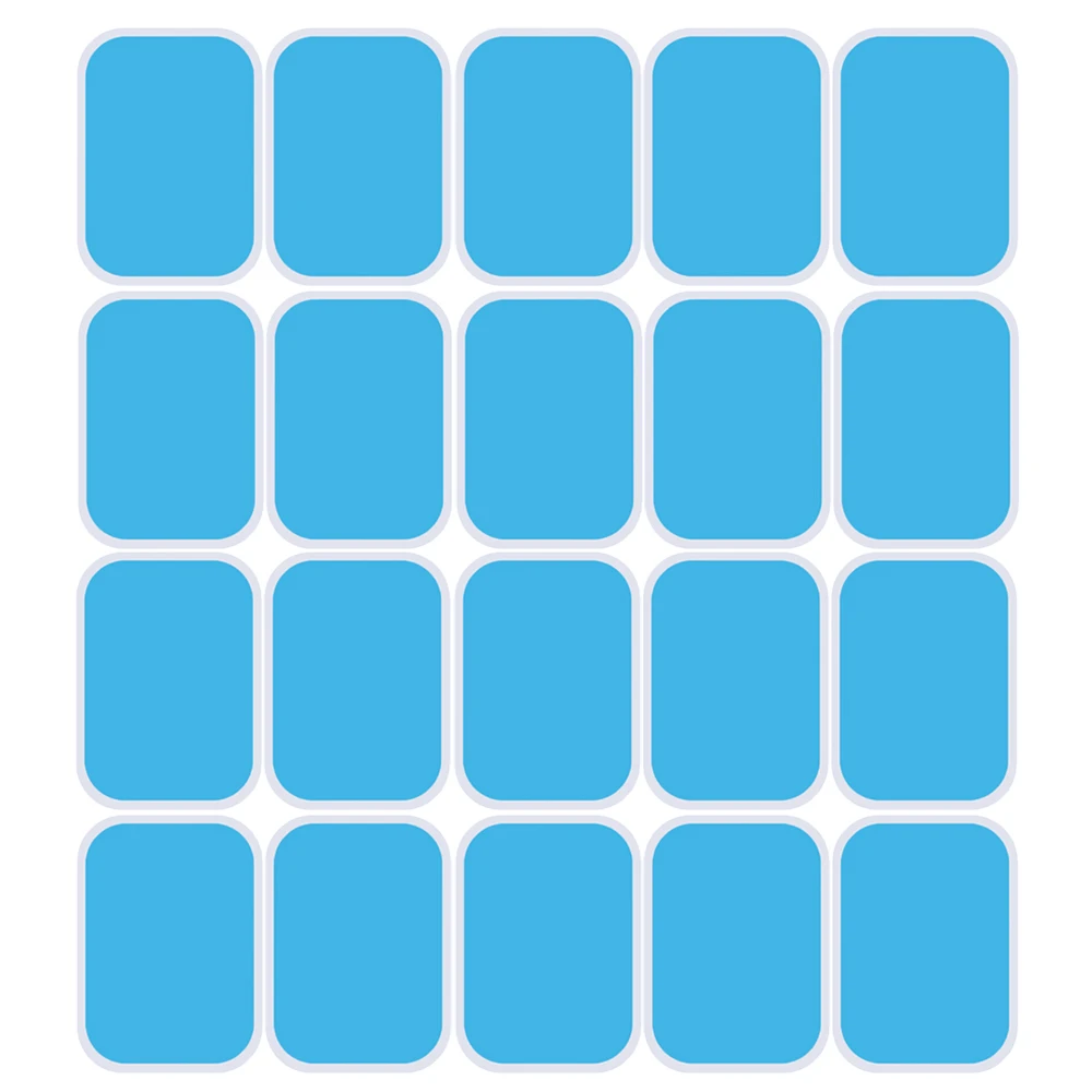 

20/10pcs Gel Pads for EMS Abdominal ABS Trainer Muscle Stimulator Exerciser Replacement Massager Gel Patch Fitness Accessories