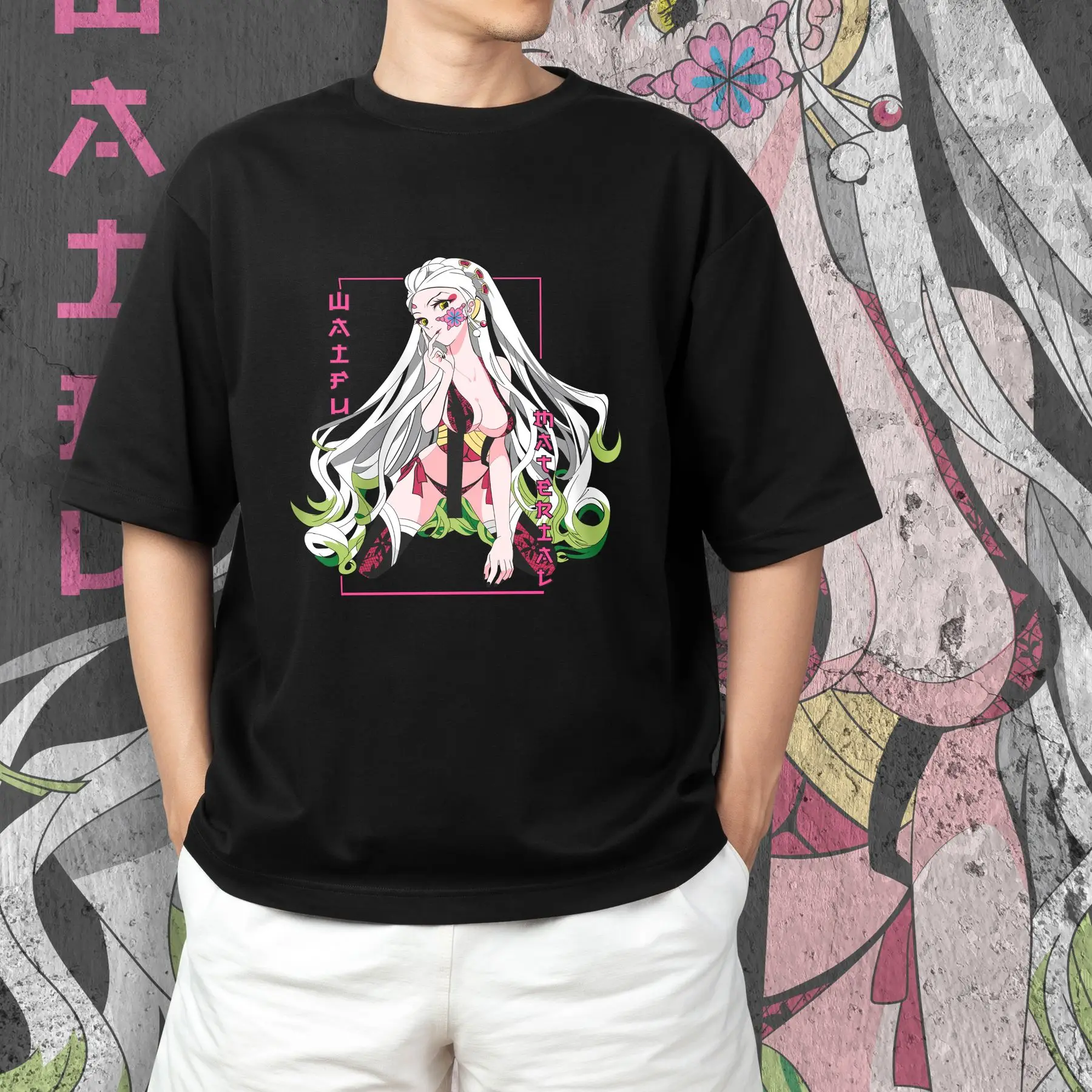 Футболка с принтом бегущих демонов-Ducky