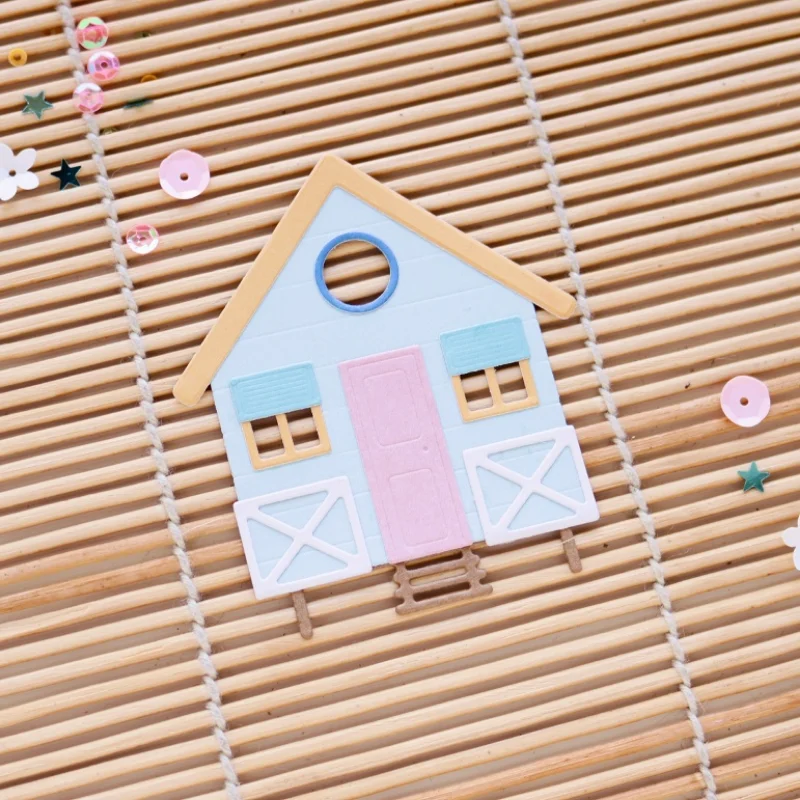 

Mintopia Beach House Metal Cutting Dies DIY Scrapbooking Photo Album Decorative Embossing PaperCard Crafts Die
