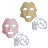 household facial color light 3d silicone massage beauty mask face lifting mask instrument led spectrometer