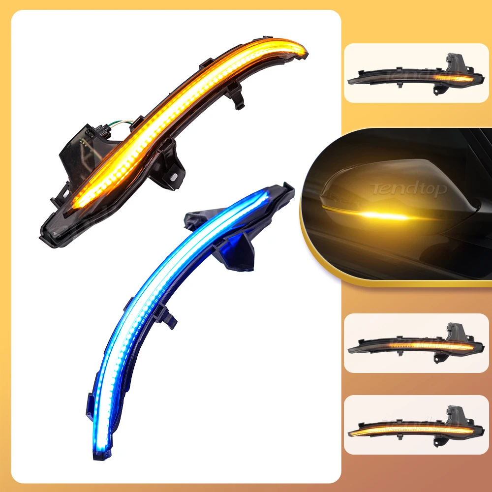 

For Audi A6 C8 4K A7 4K8 A8 D5 2018 2019 Dynamic Turn Signal Light LED Side Rearview Mirror Blinker Sequential Indicator Lamp