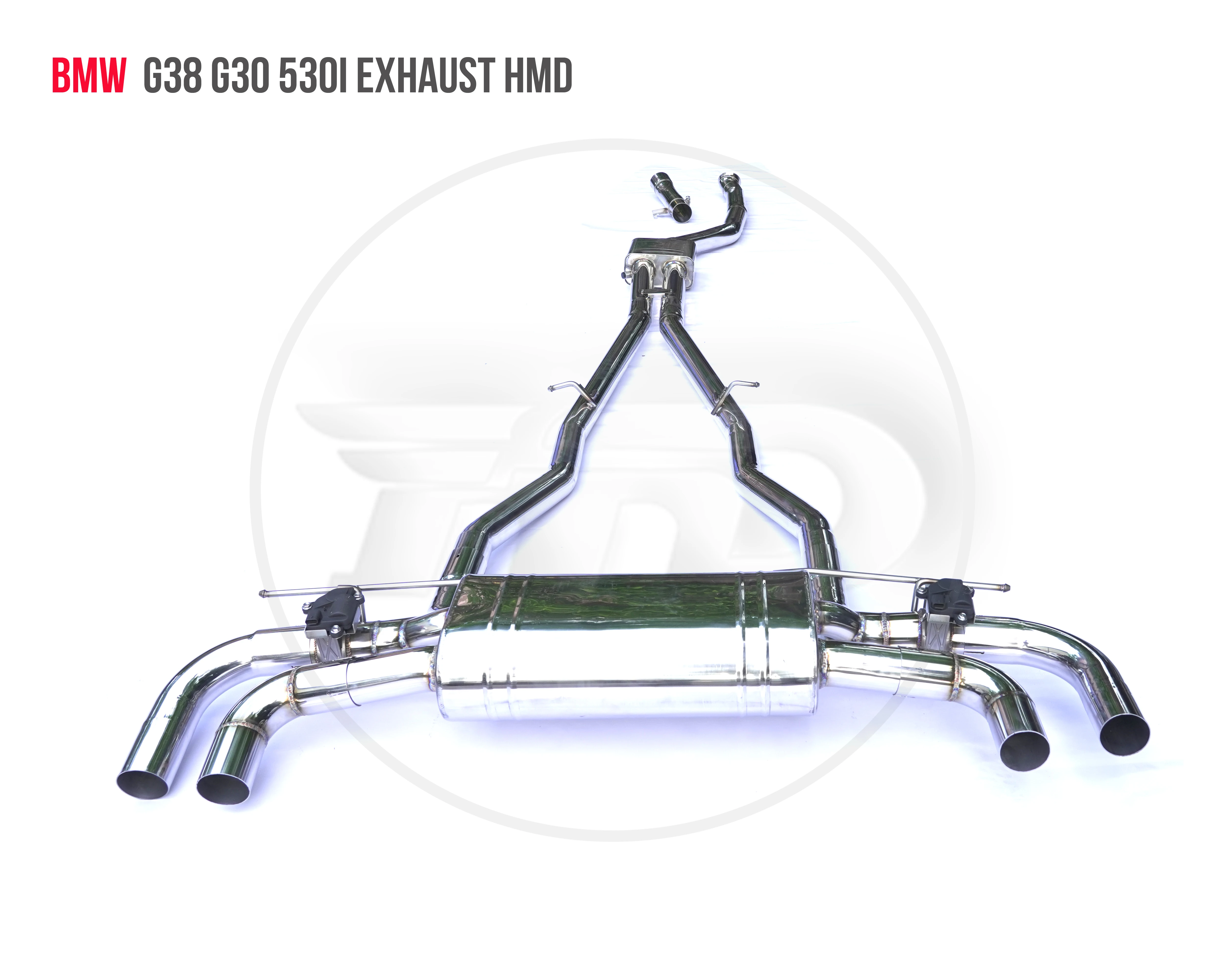 

Выхлопная труба HMD из нержавеющей стали подходит для BMW G30 G38 530i 540i, автоматическая модификация, электронный клапан