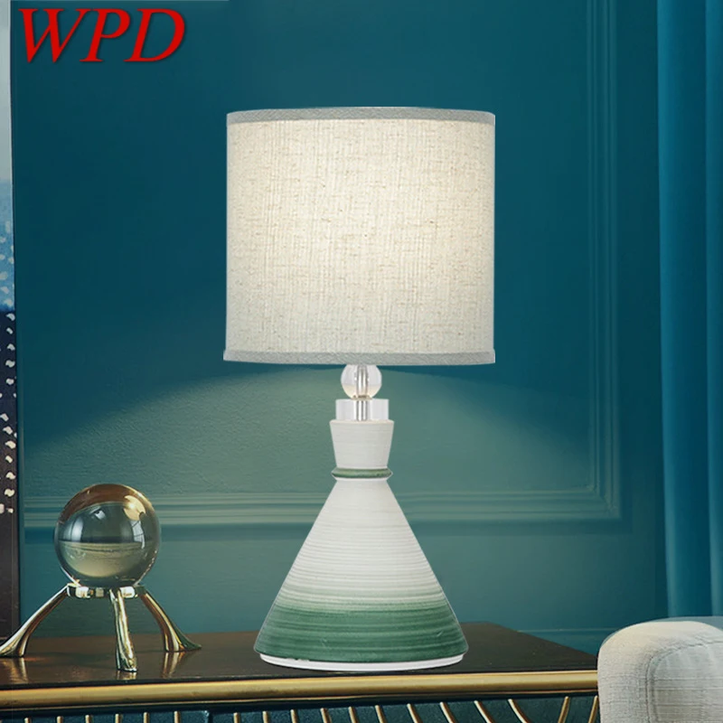 

WPD Nordic Table Lamp LED Creative Ceramics Desk Lighting Modern Decor For Home Living Room Bedroom Bedside