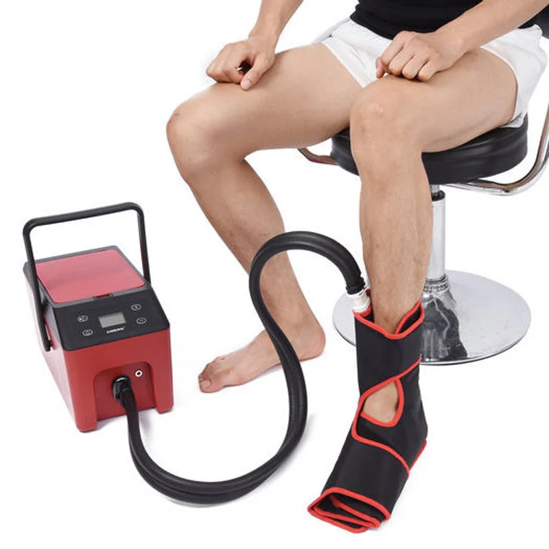 

Pulse Cold Compression Therapy System Intermittent Pressure Cold Therapy Sports Recovery Physical Therapy for Ankle