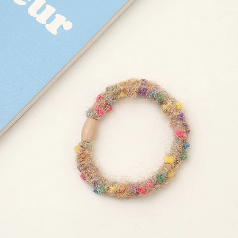 1 шт. Новые красочные резинки для волос женские модные корейские