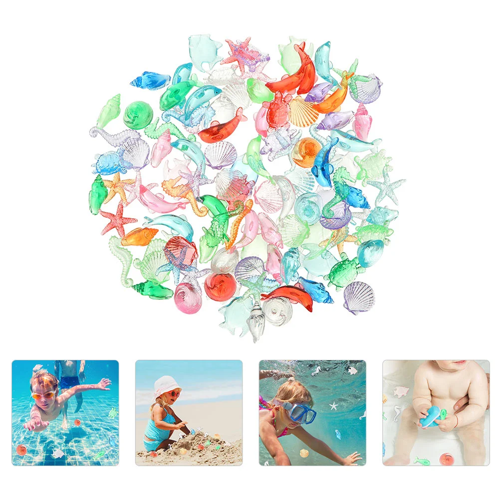

Ocean Sea Aquariumanimals Animal Floating Decoration Toys Figurines Artificial Toy Bowl Kids Ornament Accessories Fake Figure
