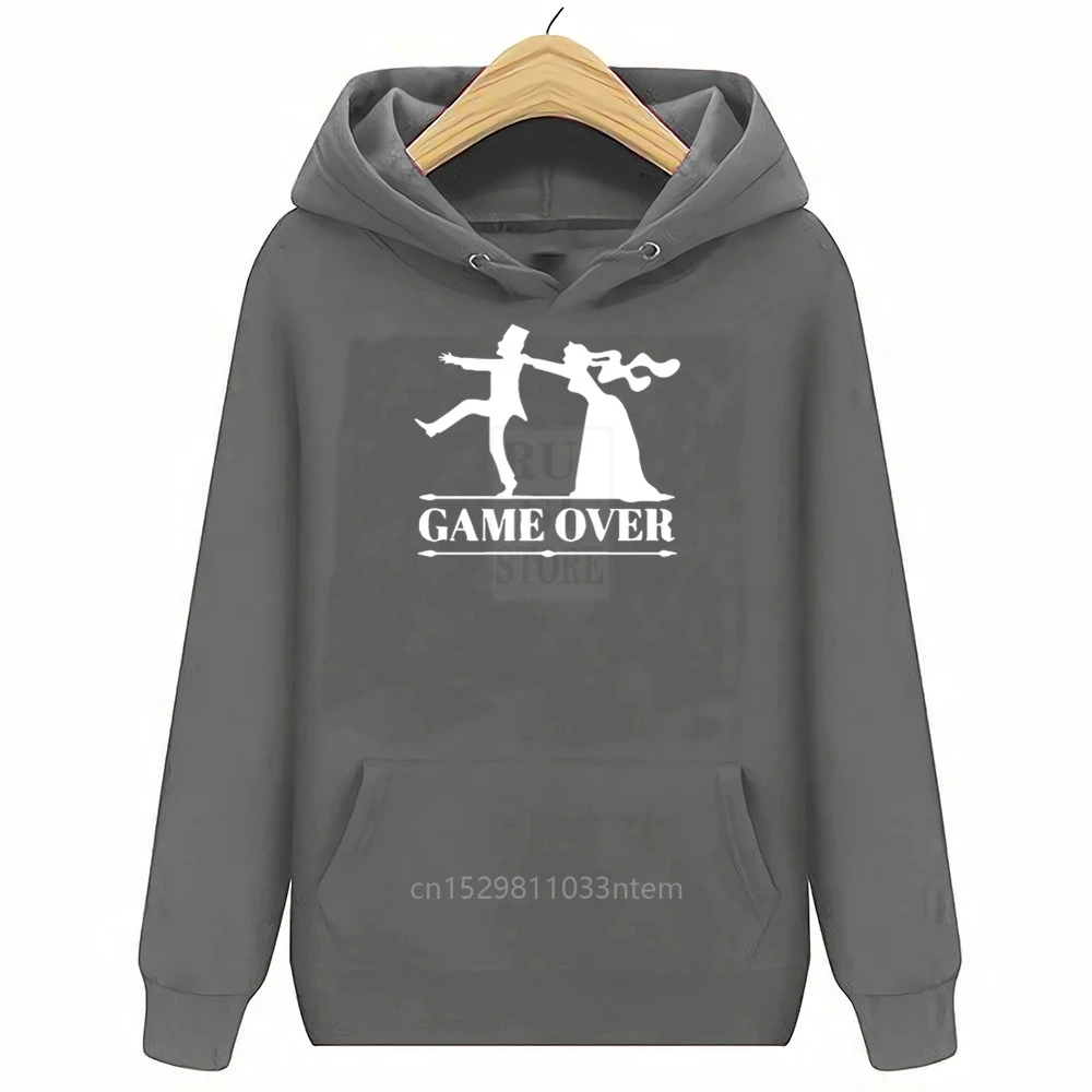 game over bride groom bachelor bachelorette party T Shirt Funny Tshirt Mens Clothing Short Sleeve