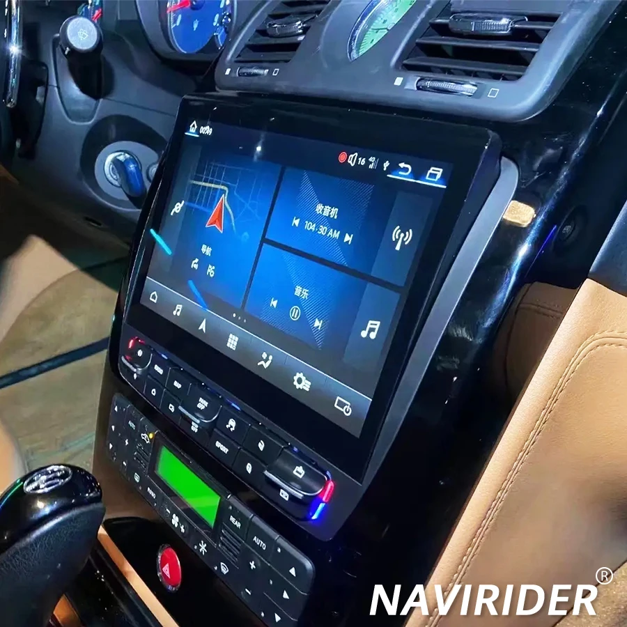 10 26 &quot Qualcomm для Maserati Quattroporte 2004-2012 Android 13 автомобильный радиоприемник