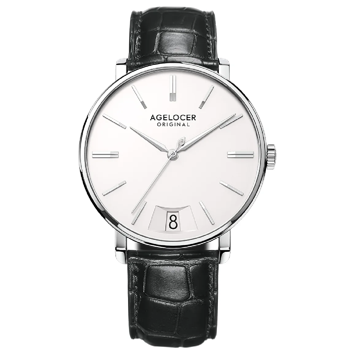 

AGELOCER Mens Watches Luxury Top Brand Waterproof Male Watch Sappire Ultra-thin 7mm Quartz Man Wristwatch XFCS