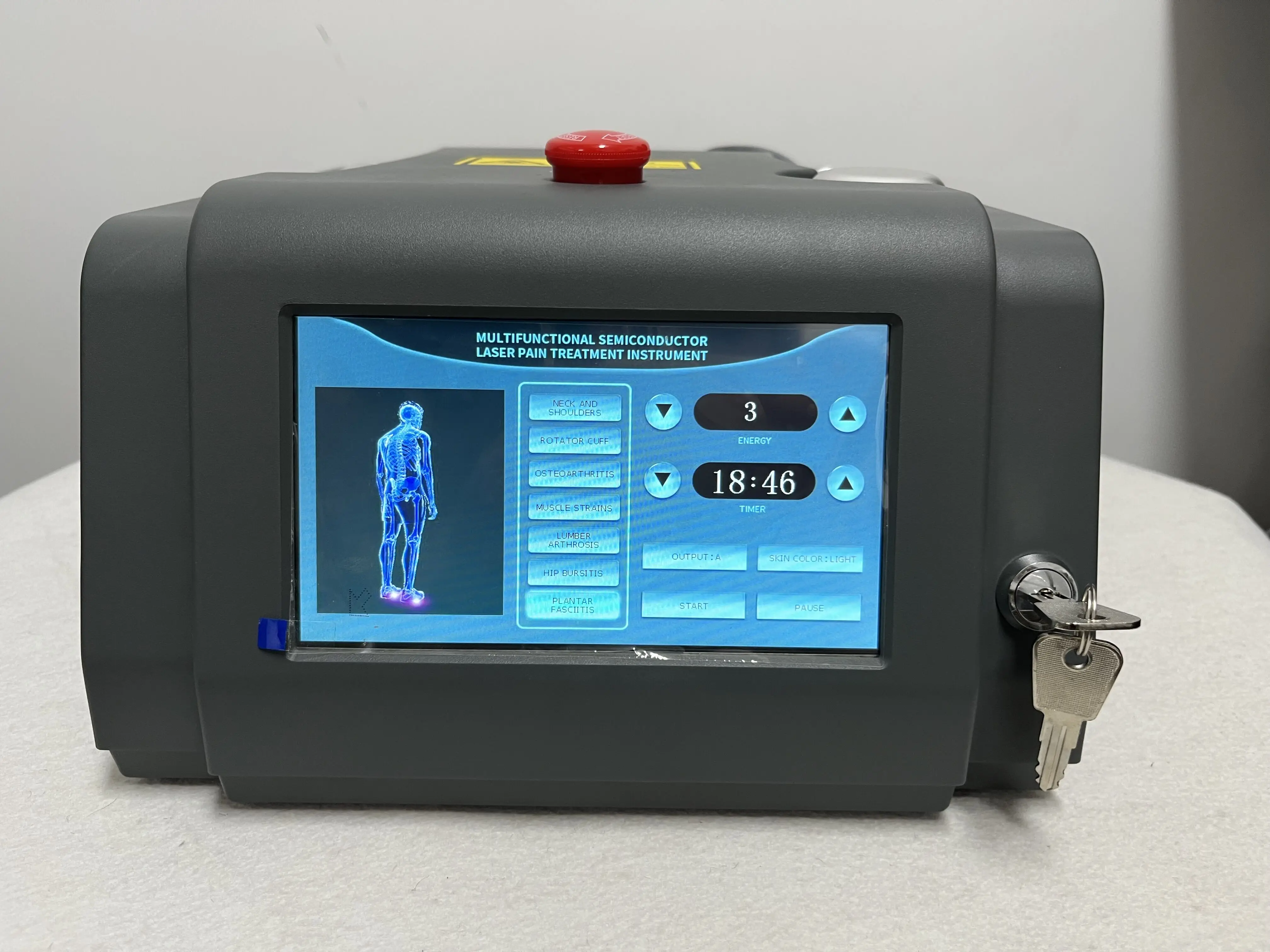 Портативный массажер физической энергии лазерный инструмент для снятия боли в
