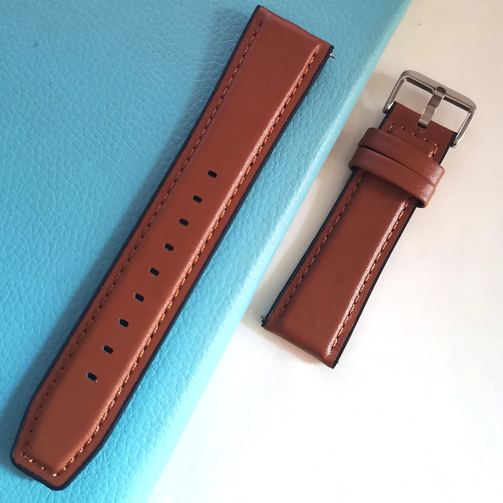 

For Samsung galaxy watch 5/pro/4 44 40mm/Watch4 Classic 42mm 46mm Strap 20mm Silicone Leather Band For Galaxy Active 2 bracelet
