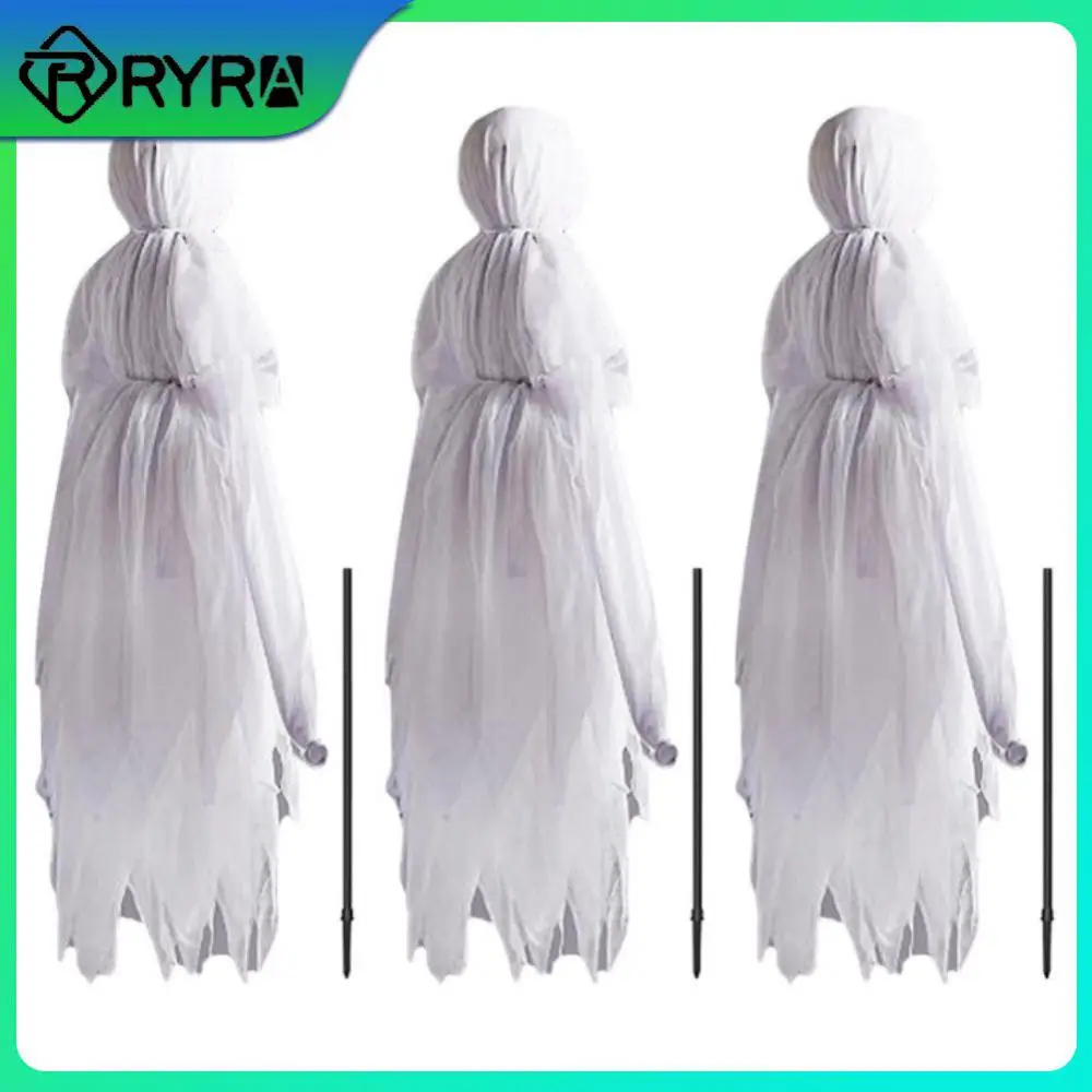 

Многофункциональный череп, призрак, подвесная батарея, увеличивает атмосферу, украшение для сада, пластиковое искусственное украшение